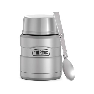 Термос для еды THERMOS KING SK-3000 MMS 0,47L складная ложка, стальной арт.: 562869